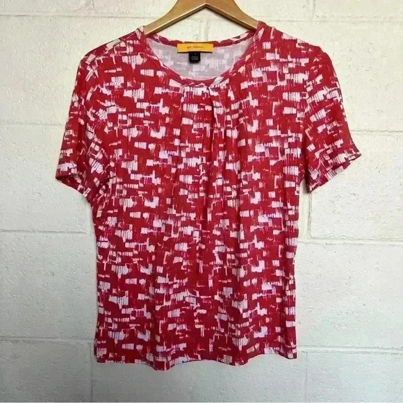 St. John Tops - St John Short Sleeve Top-Medium